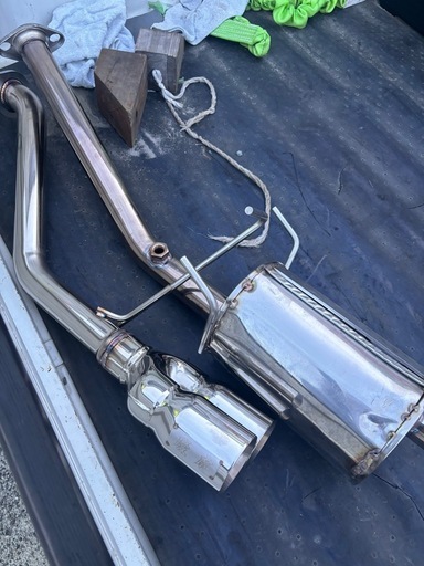 s211p フルストレートマフラー　直管　慶虎マフラー加工　現品のみ　ハイゼットトラック