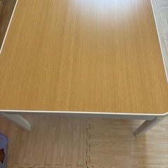 コタツテーブルのコタツなしの画像