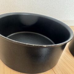 T-fal ティファール　取手のとれる鍋　ガス火用　2個セット　ガラス蓋、ハンドル付の画像