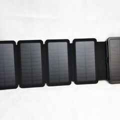 IN-NEXT 4連ソーラーパネル付 ソーラーチャージャー 充電ケーブルの画像