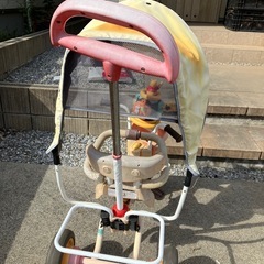 訳あり　くまのプーさん　三輪車　無料で差し上げます。の画像