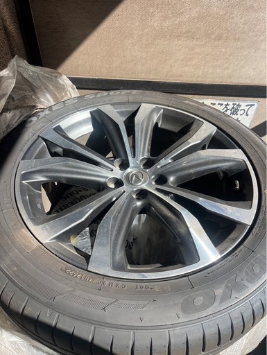 美品！レクサスRX純正ホイールタイヤ20インチ