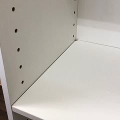 【訳あり品／組立済完成品】棚板可動3段カラーボックス　カラー：ホワイト　白　3段ボックス　可動棚の画像