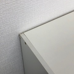【訳あり品／組立済完成品】棚板可動3段カラーボックス　カラー：ホワイト　白　3段ボックス　可動棚の画像