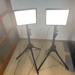 【無料】LEDビデオライトと三脚のセットをお譲りしますの画像