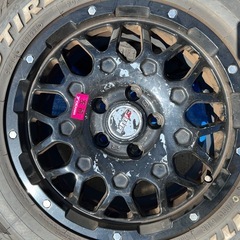 LMGホイールとTOYOタイヤのセット16×6 1/2J 訳あり 225/70R16 24年製の画像