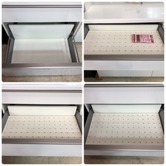 パモウナ 食器棚 キッチンボード オープンボード　キッチン収納　高さ237.5 白　の画像