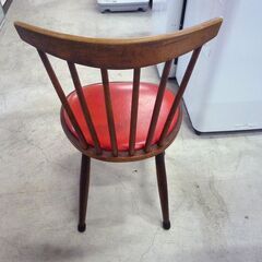 レトロ ダイニングチェア チェアー イス 秋田木工 木製 座面高 約44cm 中古 札幌市東区 新道東店の画像