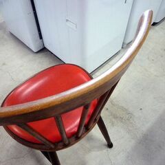 レトロ ダイニングチェア チェアー イス 秋田木工 木製 座面高 約44cm 中古 札幌市東区 新道東店の画像