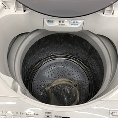 【ドリーム川西店御来店限定】☆ジモティー見たよ♪割引☆シャープ　8kg洗濯機　2021年製 クリーニング済み【2125560000028464】の画像