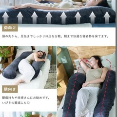 抱き枕　HUGMIN 140×80サイズ　美品の画像