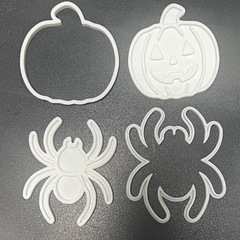 送料無料　ハロウィンクッキー型 10個セット 抜き型 カボチャ粘土型 お菓子作りの画像