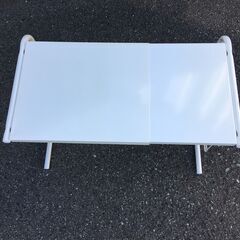 JM20341Y  伸縮式レンジ台 ・外寸 　幅：約35cm 高さ：約43cm 奥行：約35～61cm中古品【取りに来られる方限定】の画像