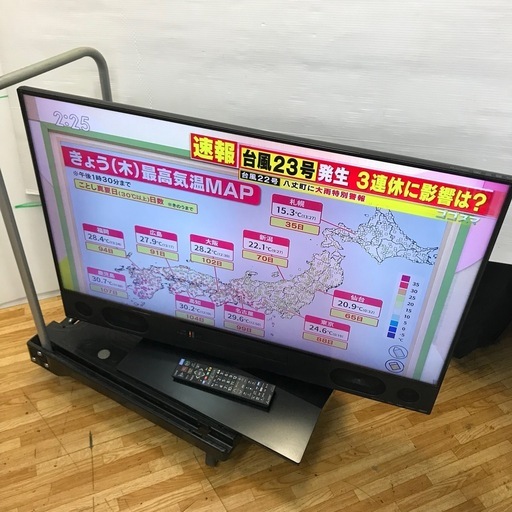 MITSUBISHI 40インチ 4K 液晶テレビ 2020年製 Blu-ray、HDD内蔵