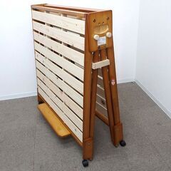 新札幌 / 中居木工 ひのきスノコベッド ロータイプ 日本製 木製 シングルベッド 2022年製 / No.3628の画像