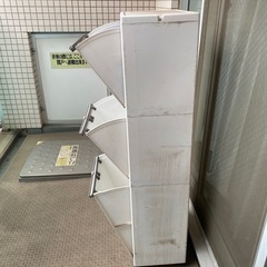 3段　ゴミ箱　中古の画像
