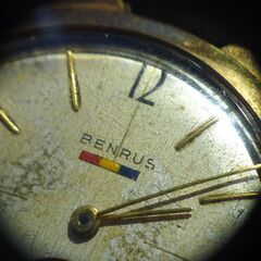 ジャンク品 BENRUS ベンラス 腕時計 手巻き スモセコ ケースサイズ 32mm メッキ 中古 札幌市東区 新道東店の画像