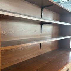 商品棚 収納棚 飾り棚 店舗什器 木製の画像