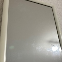 全身ミラー　姿見　鏡　ホワイト　無料の画像