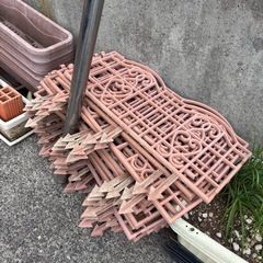 プラスチック製フェンスの画像