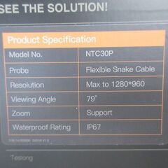 Teslong 内視鏡カメラ ファイバースコープ Inspection Camera NTC30P TESLONG USB-C テスロングの画像