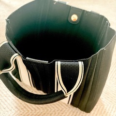 完売品 ZARA プリーツ　ファブリック トートバッグの画像