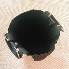 完売品 ZARA プリーツ　ファブリック トートバッグの画像