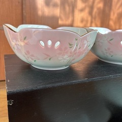 有田焼　よしの 桜模様 小鉢5個セットの画像
