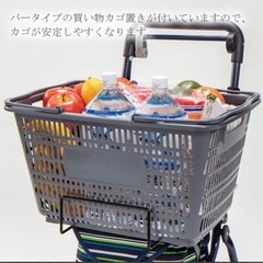 マキテック老舗メーカー シルバーカー らくらくスリム 保冷バスケットの画像