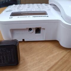 パナソニック/Panasonic 電話機 親機 VE-GD25TA-W 通電確認済の画像