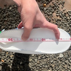 23〜23.5cmスキー靴とケースのセットの画像