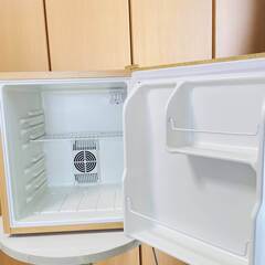  SunRuck 冷庫さん　1ドア 48L ペルチェ方式 木目調 小型 おしゃれの画像