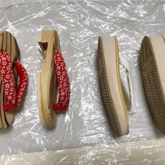 子供用(15cm)草履、下駄、足袋のセットの画像