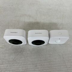 【Switch Bot】 スイッチボット 人感センサー 屋内カメラ W1301200 セキュリティ まとめ まとめ売り セット ナイトビジョン対応 A0591の画像