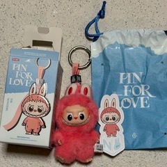 ラブブ PIN FOR LOVE THE MONSTERS キーホルダー N 正規品　イニシャル Nの画像