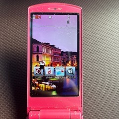 Nー01Ｆガラケー折りたたみ携帯　ピンクの画像