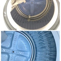 🧺シャープ SHARP タテ型洗濯乾燥機（9.0kg） ホワイト系 プラズマクラスター搭載 ES-TX900-W（中古品）の画像