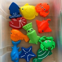 お魚釣りの画像