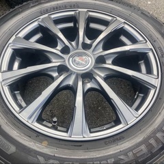 【10月中割引】20年製ダンロップ 8部山 205/65R16 スタッドレス 4本アルミ付の画像