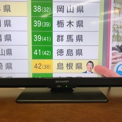 SHARP 2023年製 19インチ 液晶テレビの画像