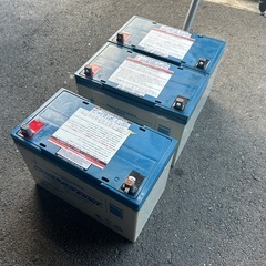 パワーソニック　PS-121000  ディープサイクル　サブ　バッテリー　  12V  100A  トイファクトリーのバーデンから取り外ししました！の画像