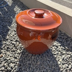 瓶 水瓶  丸かめ 梅漬け つけもの漬物の画像