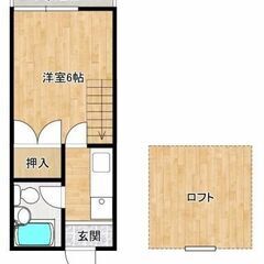 【境港市中野町】１Kアパート　期間限定（トリプルゼロ敷金、礼金、仲介手数料無料） - 境港市