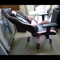 札幌お引き取り限定◆家具◆AKRacing×ONE PIECE◆ワンピース◆コラボ ゲーミングチェア◆チョッパーモデル◆ピンク◆W70 D70 H128-135の画像