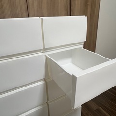 ニトリ 工具不要で組み立て簡単チェスト 2つセットの画像