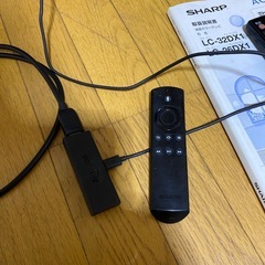 5点まとめて引き取ってくださる方限定　ニトリ食器棚　テレビ32型　DVDプレーヤー　AmazonファイヤーTVスティック テレビ台
の画像