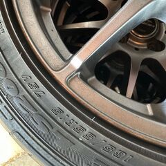タイヤ4本アルミセット　165/55R15の画像