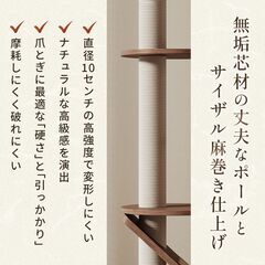 【訳あり】新品未使用キャットタワー：定価36000円の画像