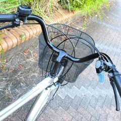 中古自転車 RENTIC CHUBU ママチャリ 自転車 内装3段ギア 26インチ シルバー LEDライト 通勤 通学 近所のお出掛けなどにの画像