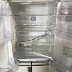 【大容量】MITSUBISHI 6ドア冷蔵庫 MR-R47W-S 2013年製 通電確認済み 465L 早い者勝ち 引取歓迎 配送OKの画像